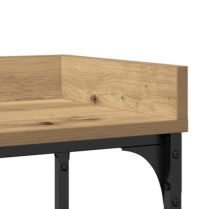 vidaXL Konsolentisch mit Regal Artisan-Eiche 100 x 30 x 80 cm