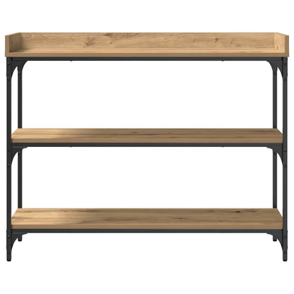 vidaXL Konsolentisch mit Regal Artisan-Eiche 100 x 30 x 80 cm