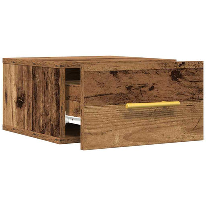 vidaXL Nachttisch 2 pcs Altholz 35 x 35 x 20 cm Holzwerkstoff