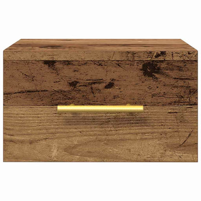 vidaXL Nachttisch 2 pcs Altholz 35 x 35 x 20 cm Holzwerkstoff