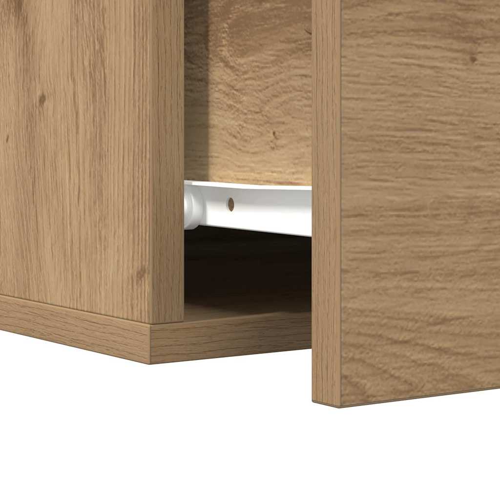vidaXL Nachttisch Artisan-Eiche 35 x 35 x 20 cm Holzwerkstoff