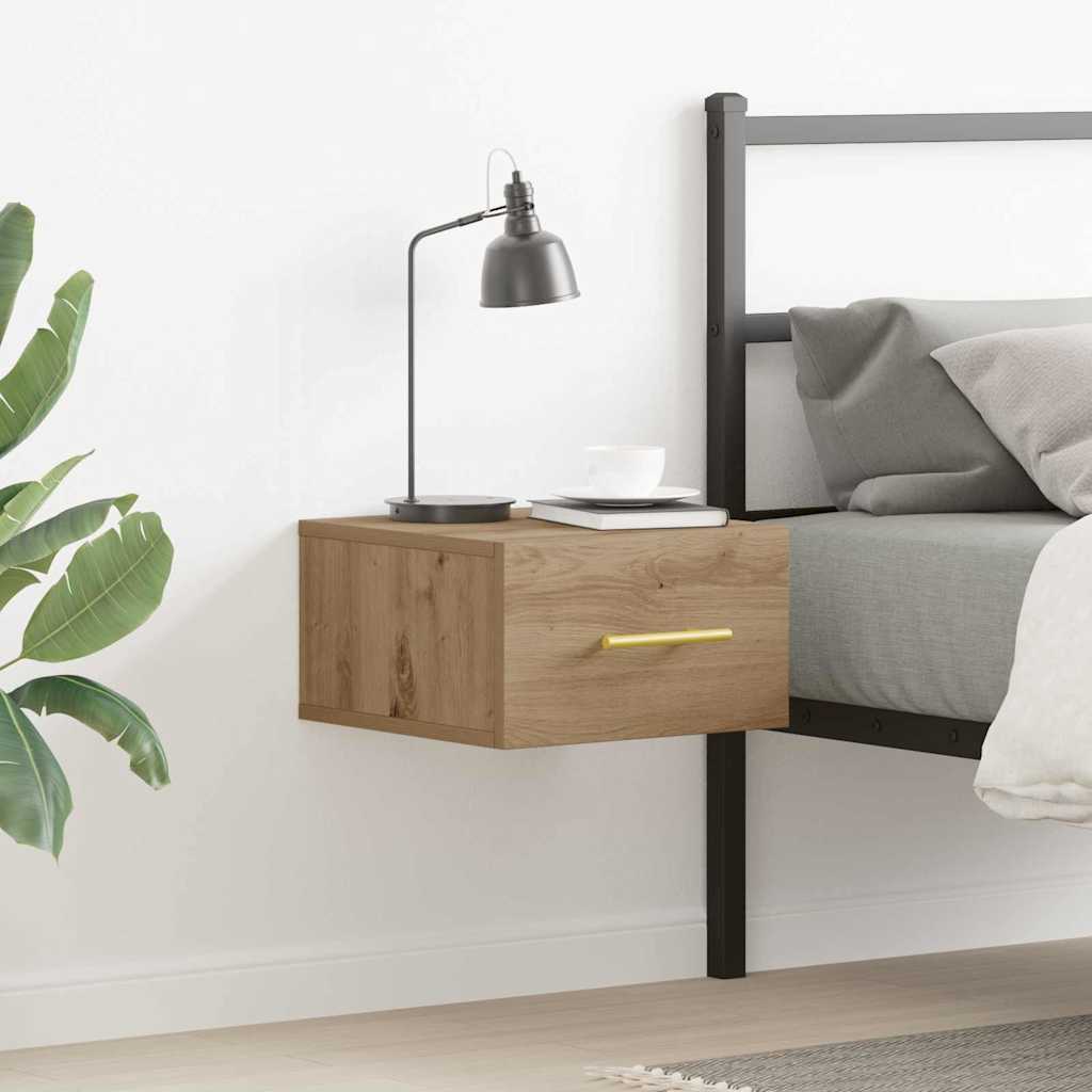 vidaXL Nachttisch Artisan-Eiche 35 x 35 x 20 cm Holzwerkstoff