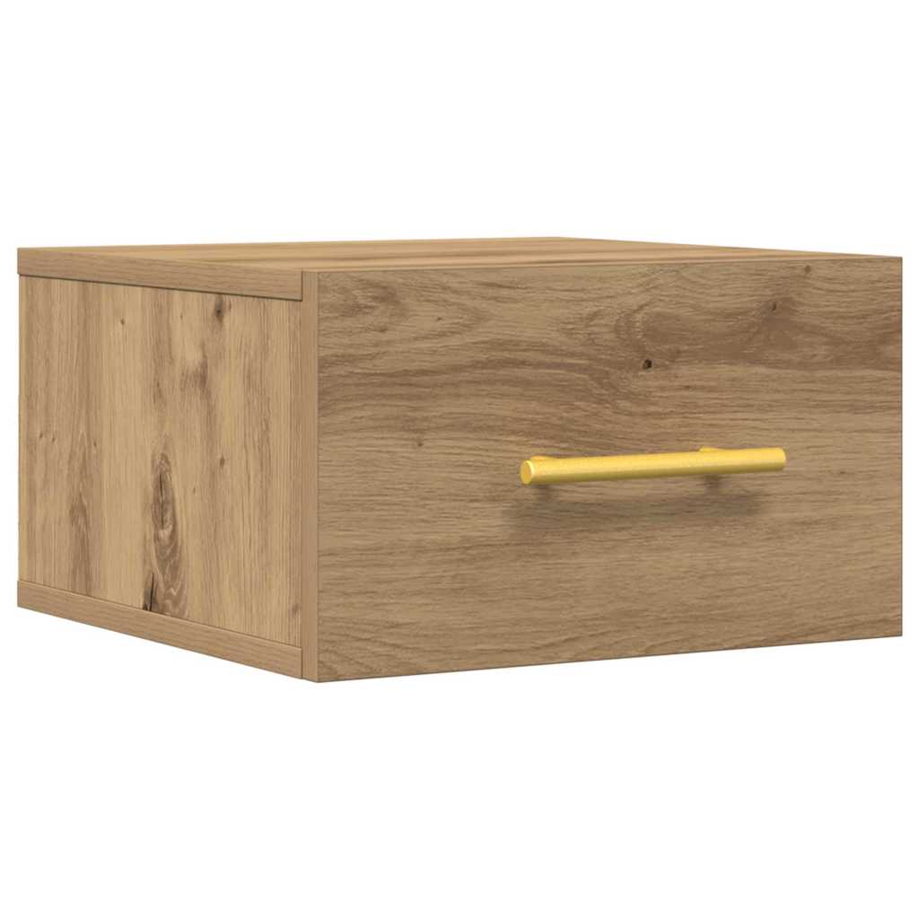 vidaXL Nachttisch Artisan-Eiche 35 x 35 x 20 cm Holzwerkstoff