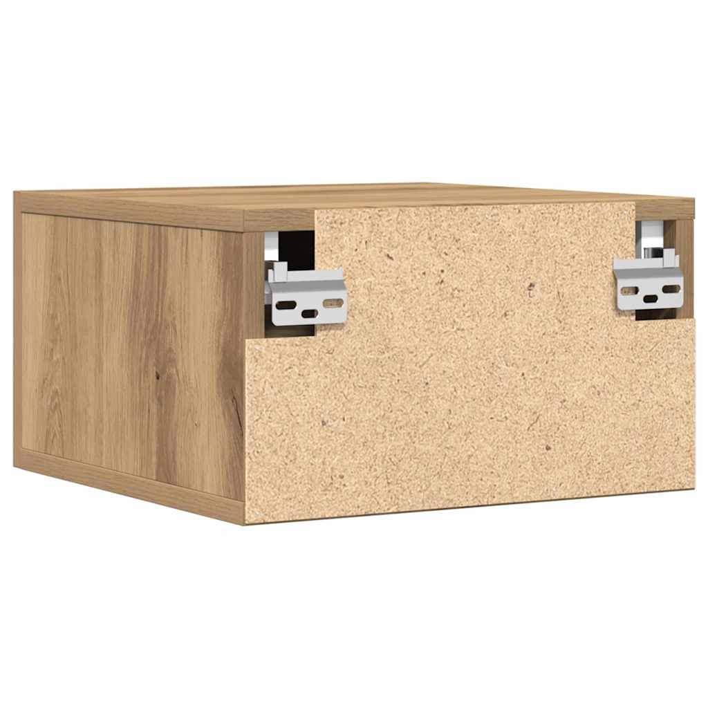 vidaXL Nachttisch Artisan-Eiche 35 x 35 x 20 cm Holzwerkstoff