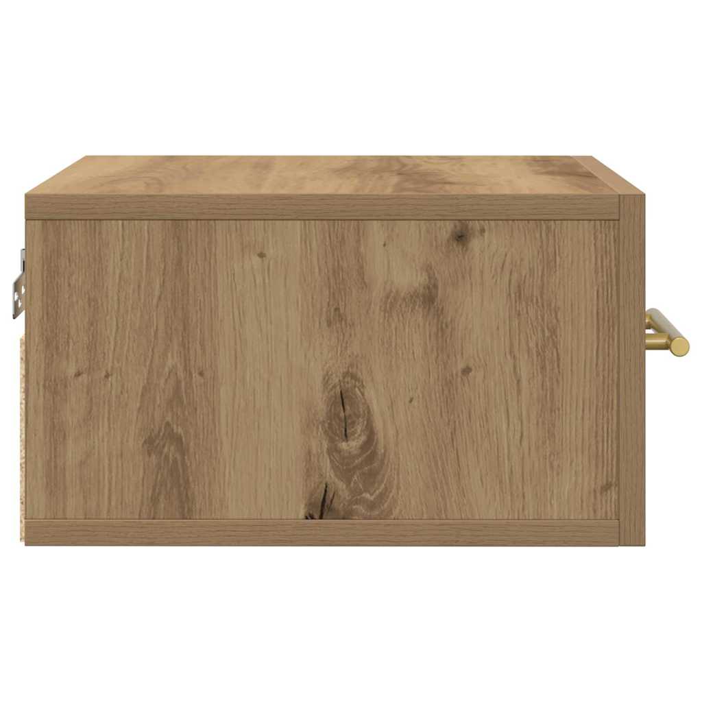 vidaXL Nachttisch Artisan-Eiche 35 x 35 x 20 cm Holzwerkstoff