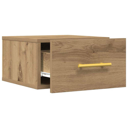 vidaXL Nachttisch 2 pcs Artisan-Eiche 35 x 35 x 20 cm Holzwerkstoff