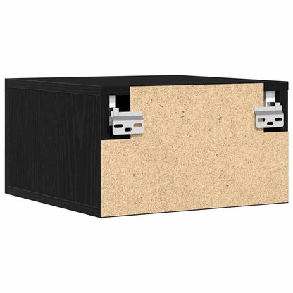 vidaXL Nachttisch Schwarz Eichen-Optik 35 x 35 x 20 cm Holzwerkstoff