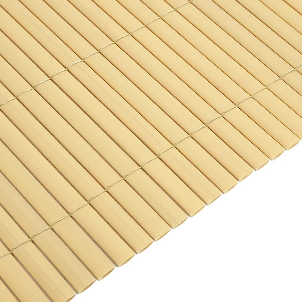 vidaXL Gartenzaun Doppelseitig Gelb 1,8x3 m PVC