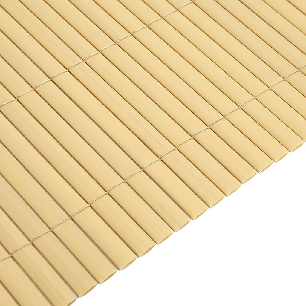 vidaXL Gartenzaun Doppelseitig Gelb 1,8x5 m PVC