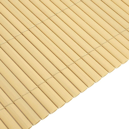 vidaXL Gartenzaun Doppelseitig Gelb 1,8x5 m PVC