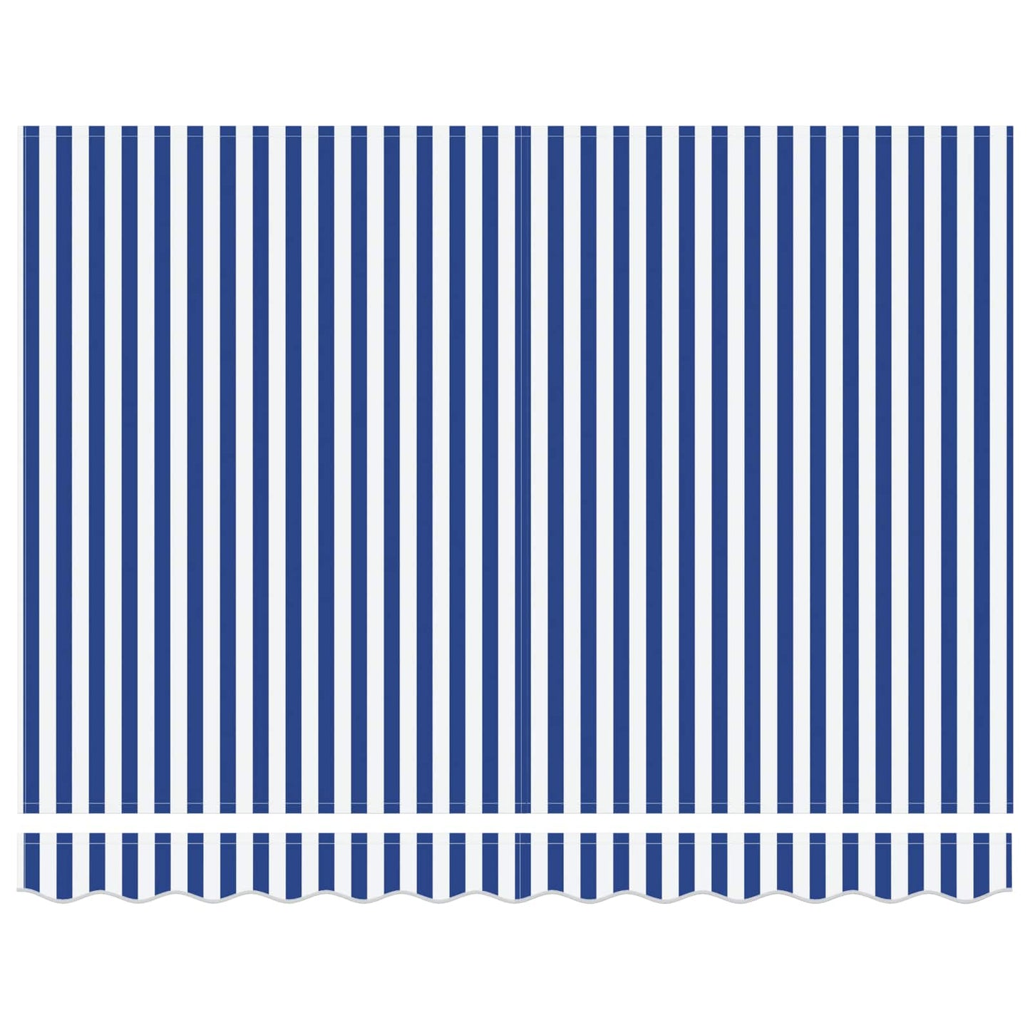 Einziehbare Markise Blau 250 x 200 cm Stoff