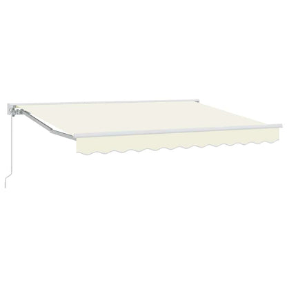 vidaXL Einziehbare Markise Creme 250x200 cm Stoff