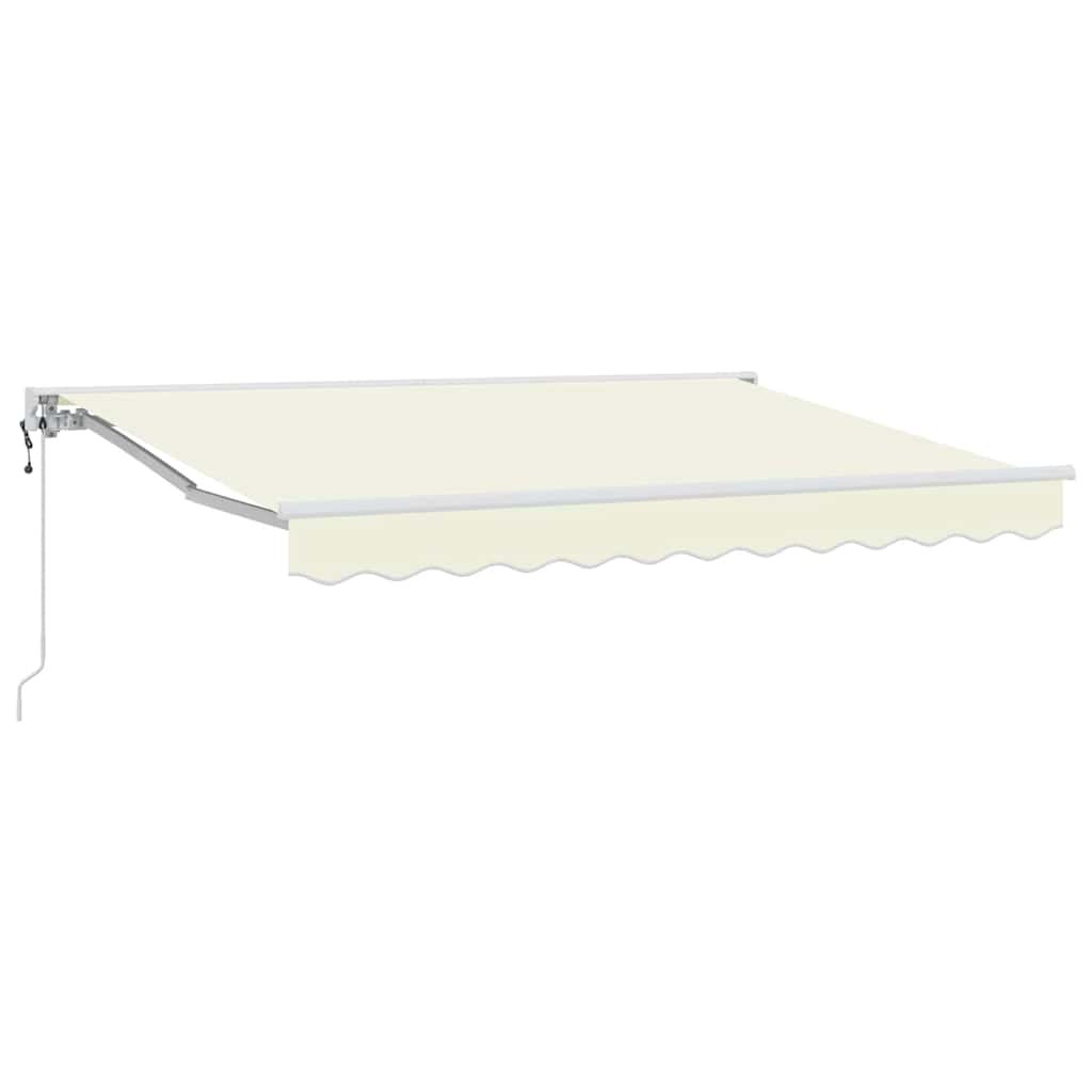 vidaXL Einziehbare Markise Creme 250x200 cm Stoff