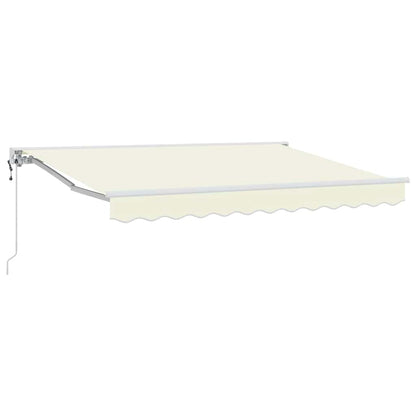 vidaXL Einziehbare Markise Creme 250x200 cm Stoff