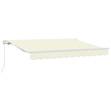 vidaXL Einziehbare Markise Creme 250 x 200 cm Polyester und Aluminium