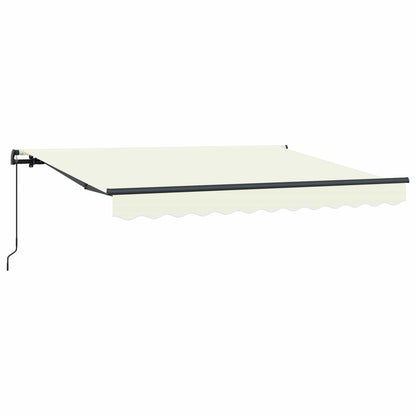 Einziehbare Markise Creme 250 x 200 cm Stoff