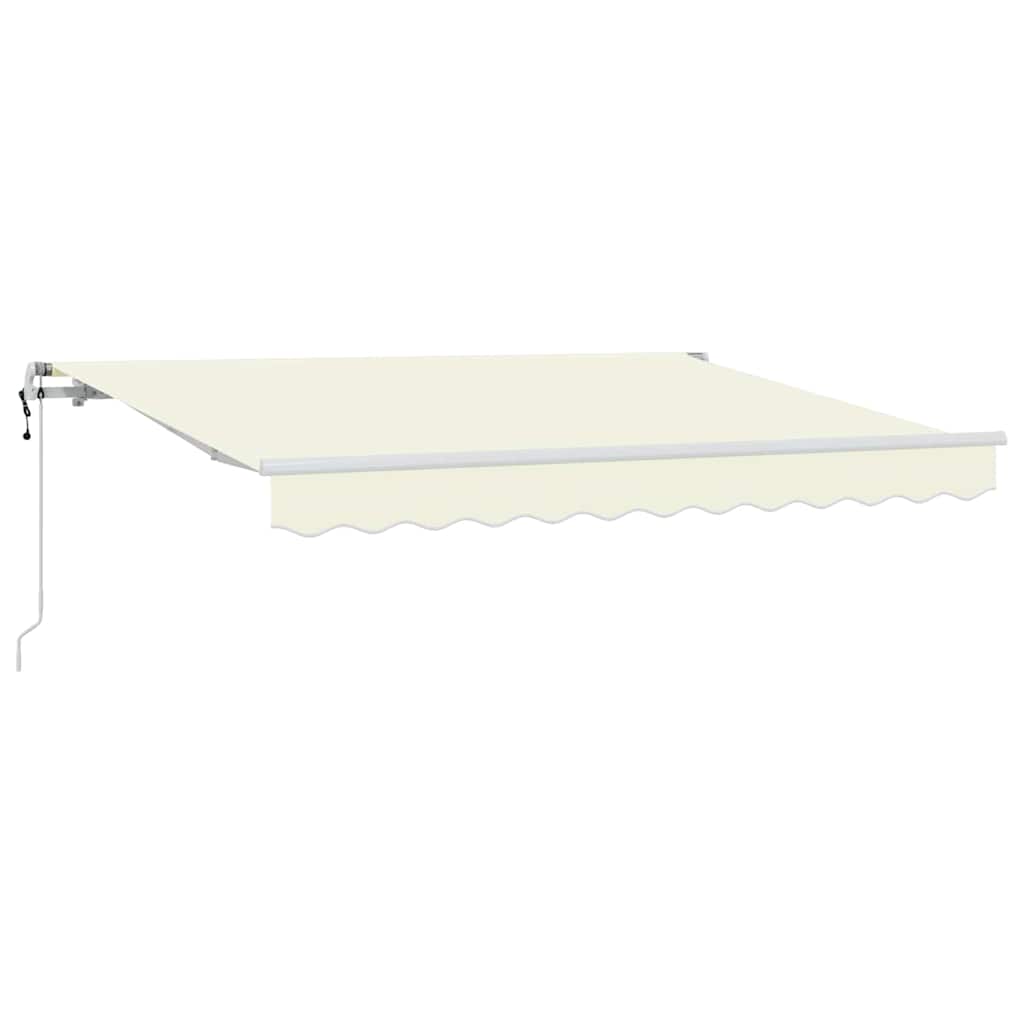 Einziehbare Markise Creme 250 x 200 cm Stoff