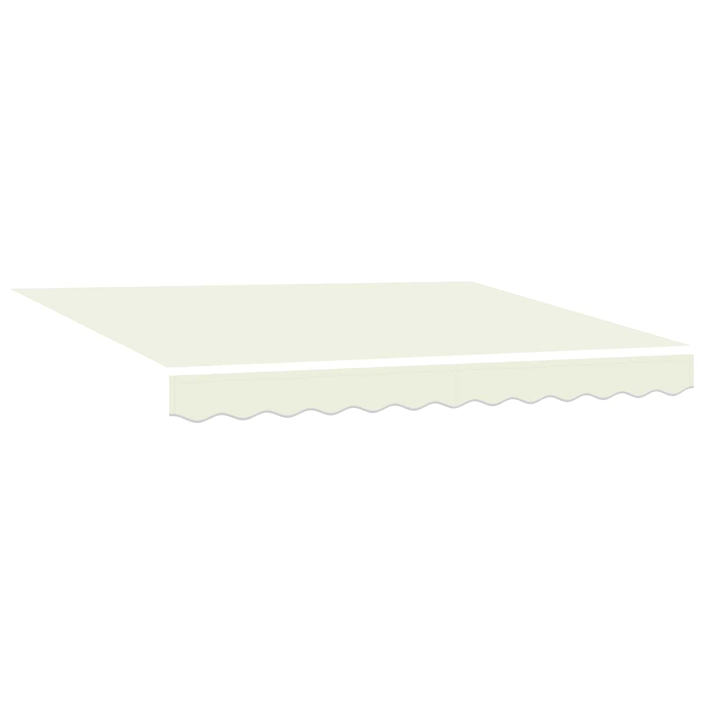 vidaXL Einziehbare Markise Creme 250 x 200 cm Polyester und Aluminium