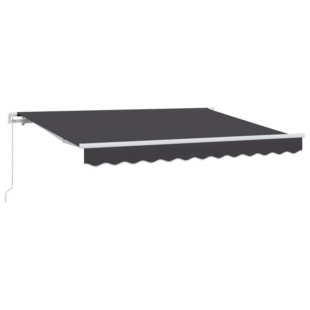 vidaXL Einziehbare Markise Anthrazit 250 x 200 cm