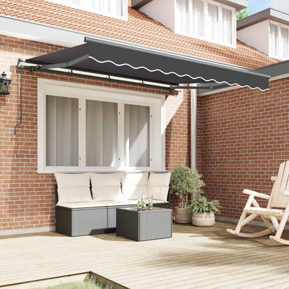 vidaXL Einziehbare Markise Anthrazit 250 x 200 cm