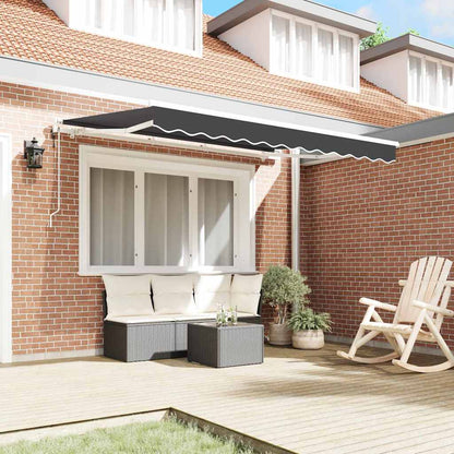 vidaXL Einziehbare Markise Anthrazit 250 x 200 cm