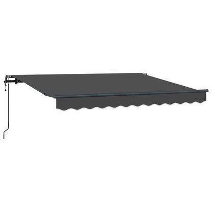 vidaXL Einziehbare Markise Anthrazit 250 x 200 cm