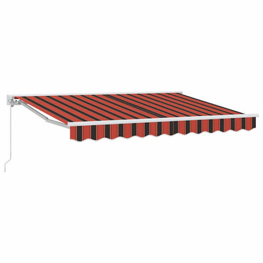 vidaXL Einziehbare Markise Bunt gestreift 250x200 cm Stoff