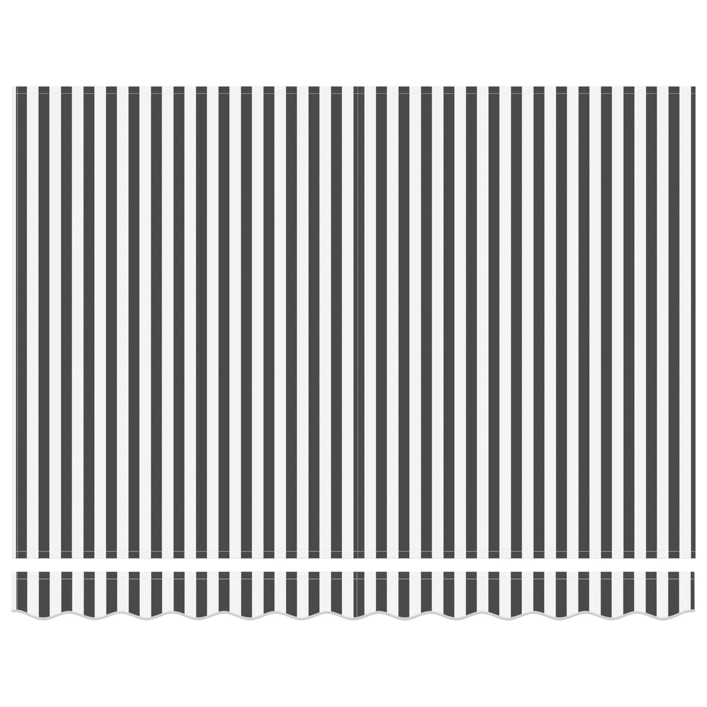 Einziehbare Markise Anthrazit 250 x 200 cm Stoff