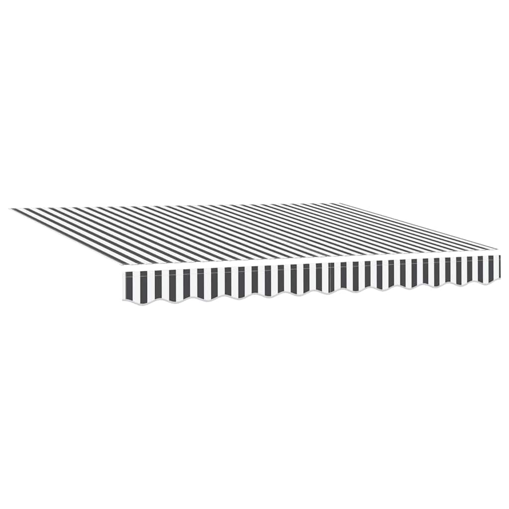 vidaXL Einziehbare Markise Anthrazit 250 x 200 cm Stoff