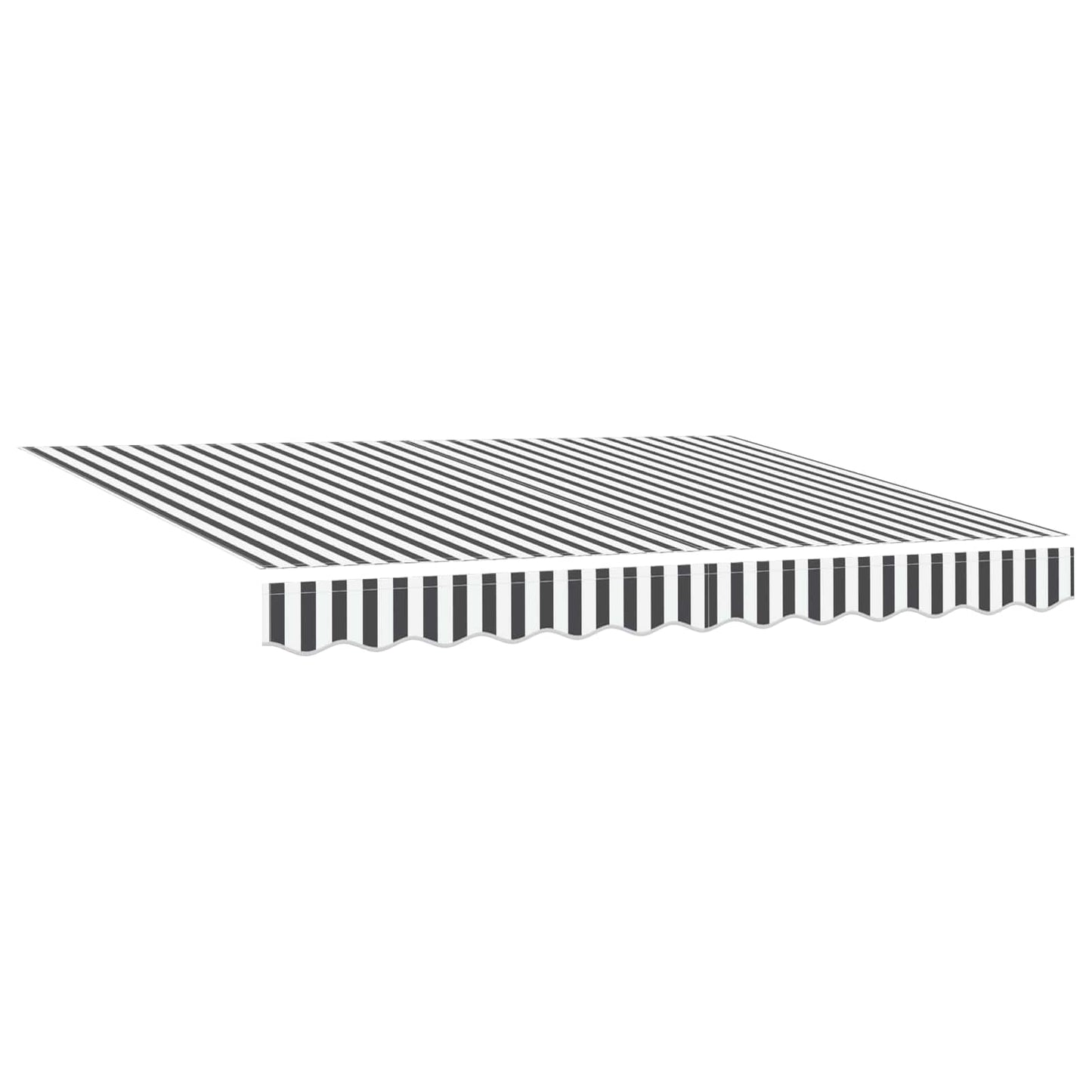 vidaXL Auvent rétractable en tissu anthracite 250 x 200 cm
