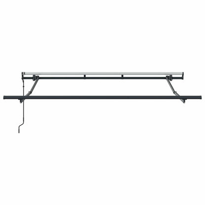 vidaXL Einziehbare Markise Rot und Weiß 250 x 200 cm