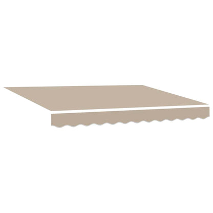 vidaXL Einziehbare Markise Beige 250 x 200 cm Polyester und Aluminium