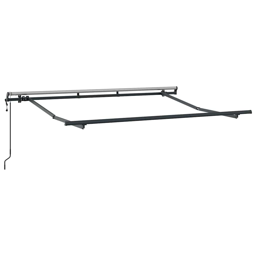 vidaXL Auvent rétractable Gris clair 250 x 200 cm