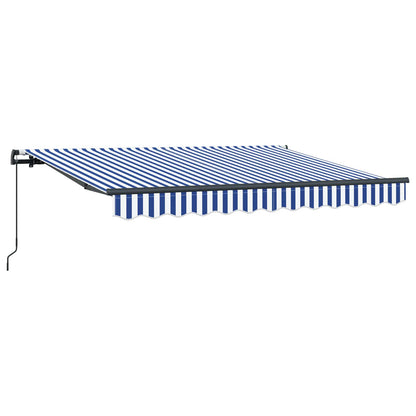 vidaXL Einziehbare Markise Blau 300 x 200 cm Stoff