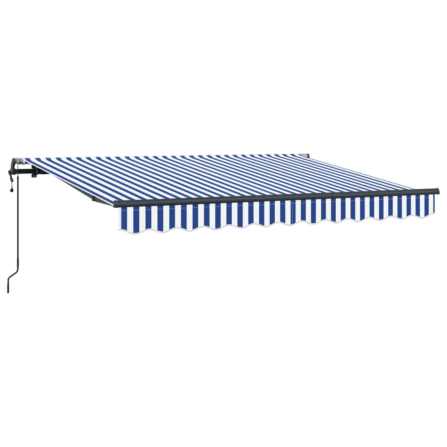 vidaXL Einziehbare Markise Blau 300 x 200 cm Stoff