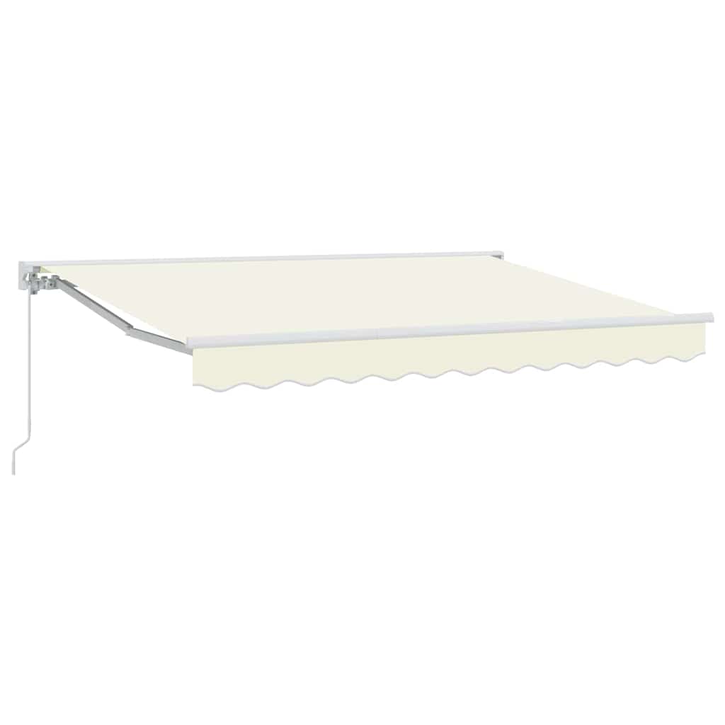 vidaXL Einziehbare Markise Creme 300 x 200 cm Polyester und Metall