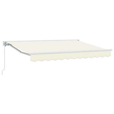 vidaXL Einziehbare Markise Creme 300 x 200 cm Polyester und Metall
