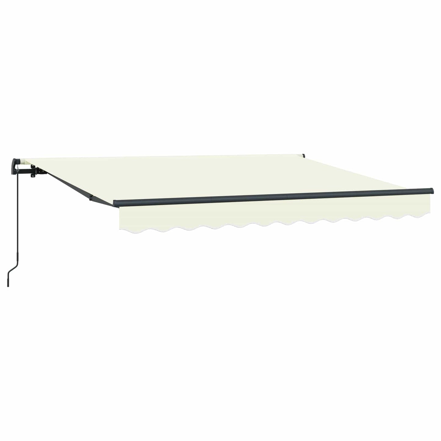 vidaXL Einziehbare Markise Creme 300 x 200 cm Stoff