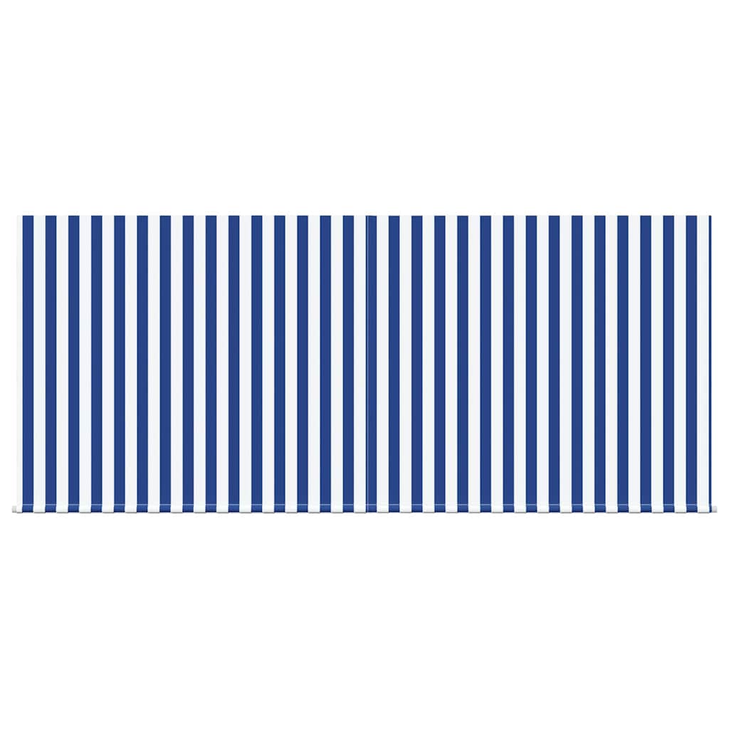 vidaXL Einziehbare Markise Blau und Weiß 300 x 200 cm