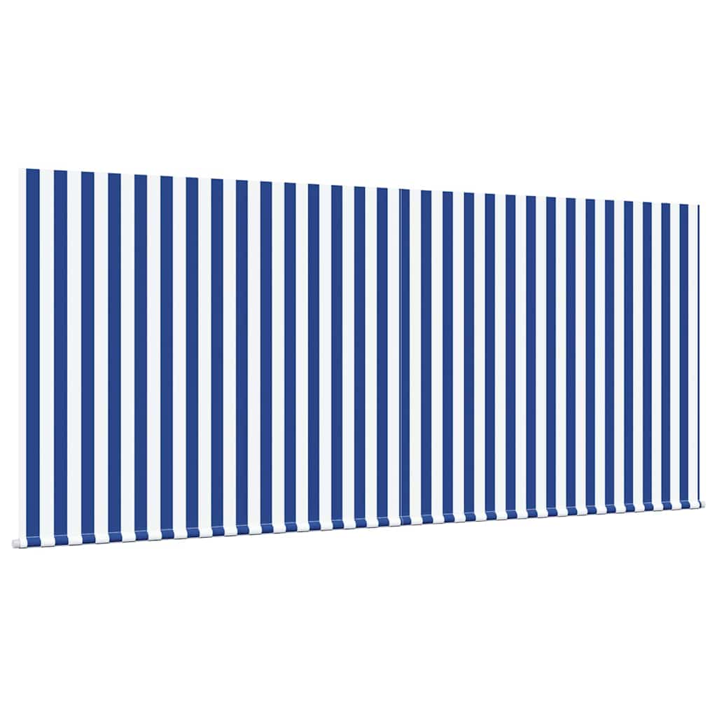 vidaXL Einziehbare Markise Blau und Weiß 300 x 200 cm