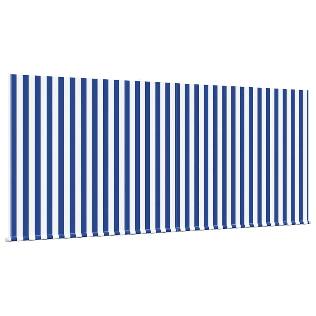 vidaXL Einziehbare Markise Blau und Weiß 300 x 200 cm
