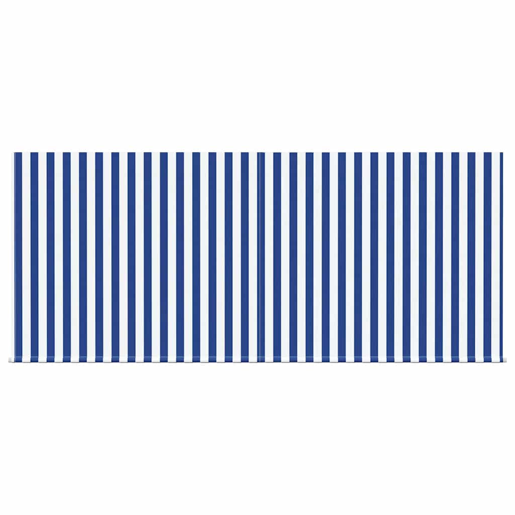 vidaXL Einziehbare Markise Blau und Weiß 300 x 200 cm