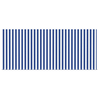 vidaXL Einziehbare Markise Blau und Weiß 300 x 200 cm