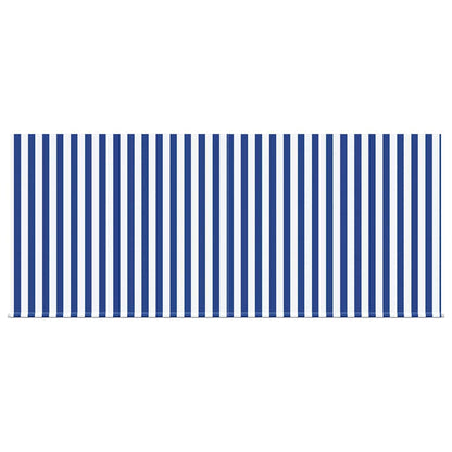 vidaXL Einziehbare Markise Blau und Weiß 300 x 200 cm