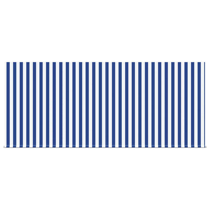 vidaXL Einziehbare Markise Blau und Weiß 300 x 200 cm