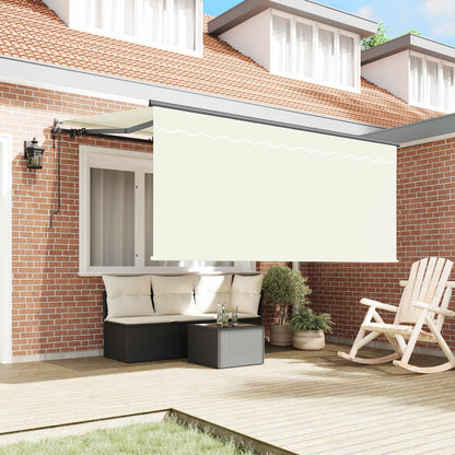 vidaXL Einziehbare Markise Creme 300 x 200 cm Stoff