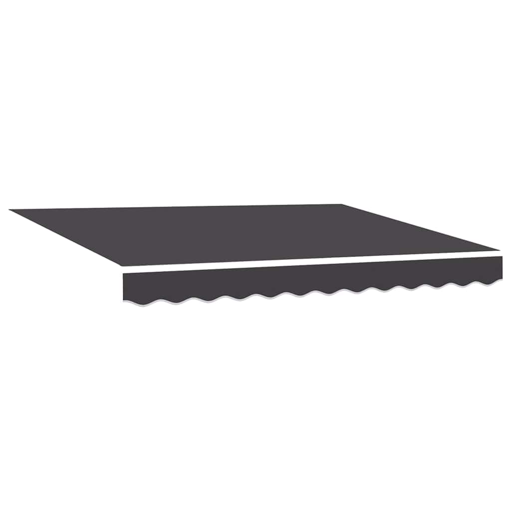 vidaXL Einziehbare Markise Anthrazit 300 x 200 cm Polyester und Metall