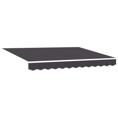 vidaXL Einziehbare Markise Anthrazit 300 x 200 cm Polyester und Metall