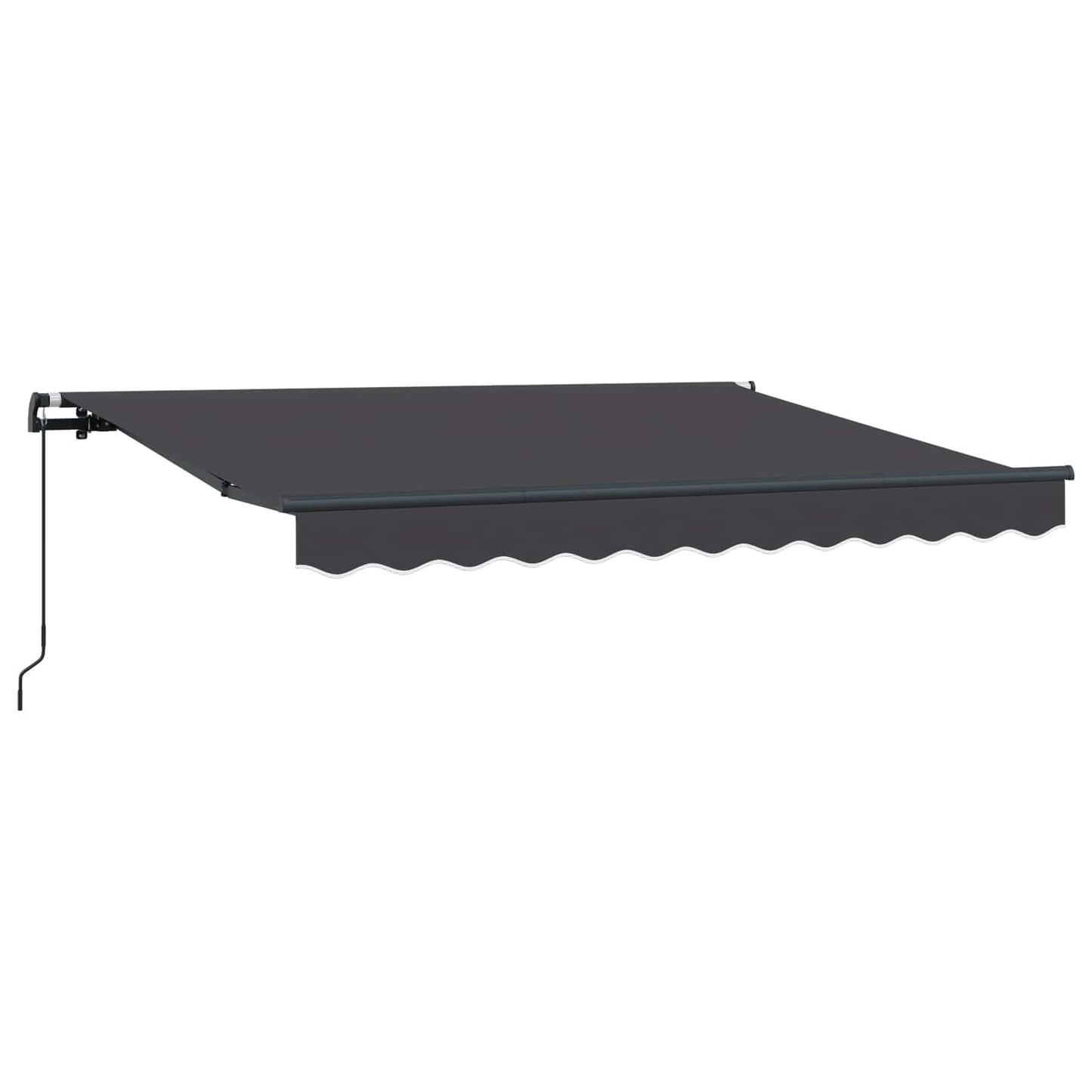 vidaXL Einziehbare Markise Anthrazit 300 x 200 cm Stoff