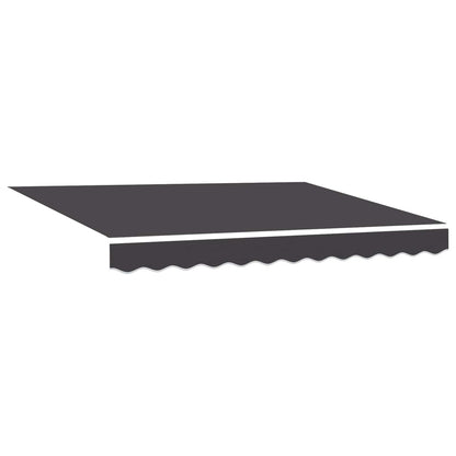 vidaXL Einziehbare Markise Anthrazit 300 x 200 cm Stoff